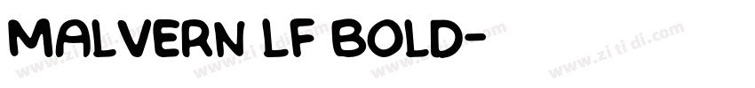 Malvern LF Bold字体转换
